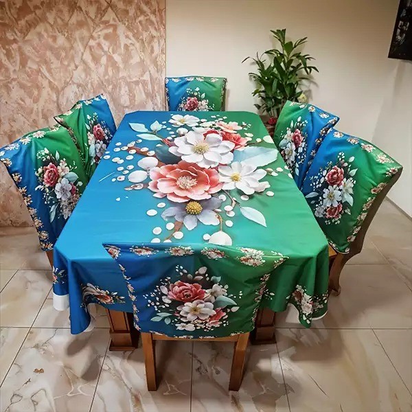 China Premium 3D Print Table Cloth